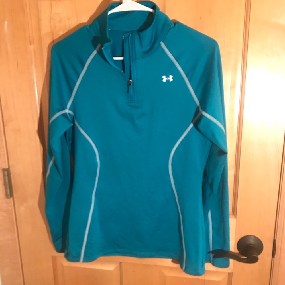 ➰Under Armour turquoise quarter zip➰